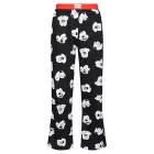 RE:fedett X Disney Mickey Mouse Lounge nadrág férfi Pajama nadrág  Mickey Mouse Print, pamut Pajama nadrág, RCDIF2106, fekete/fehér Méret: S
