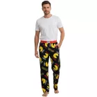 RE:fedett X Pac-férfi Caution I Bite Lounge nadrág férfi Pajama nadrág  Pac-férfi All-Over Print, RCPCM401, fekete/sárga Méret: M