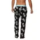 RE:fedett X ACDC Lounge nadrág férfi Pajama nadrág  ACDC All-Over Print, RCPER922 fekete Méret: S
