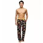 RE:fedett X KISS Lounge nadrág férfi Pajama nadrág  KISS Logo, pamut Pajama nadrág, RCEPIC347 fekete Méret: M