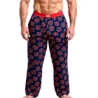 RE:fedett X MARVEL Deadpool Icon Repeat Lounge nadrág férfi Deadpool Print Pajama nadrág PCMARV504 kék/piros Méret: M