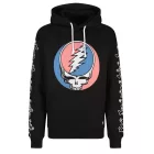 RE:fedett X Grateful Dead férfi pulóver  szíj Logo Print, pamut pulóver, hosszú-Sleeved Ing, RCWBROS170, fekete Méret: S