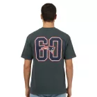 RE:fedett X NFL új England Patriots férfi póló  Logo Print, pamut kerek nyakú, MMNFL1207 szürke Méret: M