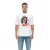 RE:fedett X Nem Pistols férfi póló "God Save the Queen" pamut Ing  nagyméretű Print, kerek nyakú, RCBVD3845 fehér Méret: M