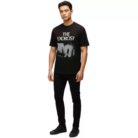 RE:fedett X THE EXORCIST FILM férfi póló  Photo Print, pamut kerek nyakú, RCWARN559, fekete Méret: L