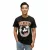 RE:fedett X Disney férfi póló Mickey Mouse the one és Only Print pamut kerek nyakú Ing RCDIF2051 fekete Méret: S