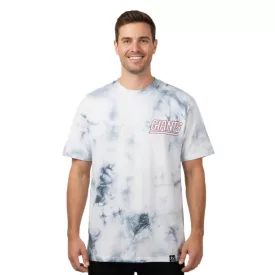   RE:fedett X NFL férfi póló  új YORK GIANTS Print, pamut kerek nyakú, RCNFL1386 kék Méret: XL