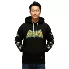 RE:fedett X DC férfi pulóver  BATMAN Logo, pamut pulóver, hosszú-Sleeved Ing, RCWARN554, fekete Méret: S