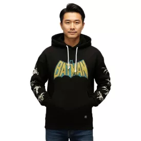   RE:fedett X DC férfi pulóver  BATMAN Logo, pamut pulóver, hosszú-Sleeved Ing, RCWARN554, fekete Méret: S
