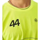 Mercedes-Benz AMG Petronas F1 férfi póló Lewis Hamilton nadrág-újj Jersey 701227120 001 Neon sárga Méret: XL