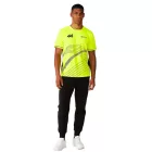 Mercedes-Benz AMG Petronas F1 férfi póló Lewis Hamilton nadrág-újj Jersey 701227120 001 Neon sárga Méret: XS