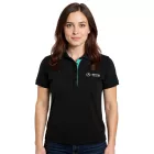 Mercedes-Benz AMG Petronas F1 MAPF1 női Polo Ing, pamut Polo Ing  Team Logos és szín jelölők, nadrág-Sleeved Ing, 701227044 001 fekete Méret: XS