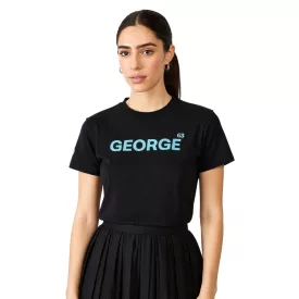   Mercedes-Benz AMG Petronas F1 MAPF női póló George Russell pamut nadrág-újj Ing 701227128 001 fekete Méret: M