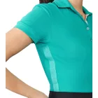 Mercedes-Benz AMG Petronas F1 MAPF1 női pamut Polo Ing  Team Logos és szín jelölők nadrág-Sleeved Ing 701227044 türkiz zöld vagy fekete Méret: M