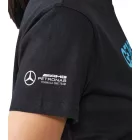 Mercedes-Benz AMG Petronas F1 MAPF női póló pamut Ing nadrág-újj Ing 70122712 George Russell vagy Lewis Hamilton fekete Méret: S