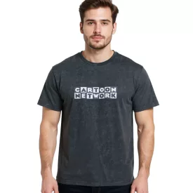   RE:fedett X Cartoon Network férfi póló  Motto Print, pamut kerek nyakú, RCWARN753 szürke Méret: M