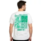 RE:fedett X SEGA férfi póló  Sonic Print, pamut kerek nyakú, RCSEGA551, ekrü-fehér Méret: L