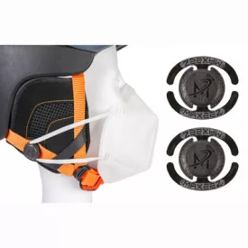   MAXEEZ Face Shield sisak álarc tartó univerzális for férfi & női Ski sisak fekete Méret: N