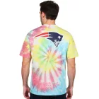 RE:fedett X NFL új England Patriots férfi póló  Logo Print, pamut kerek nyakú, RCNFL1381, Colorful Méret: M