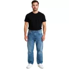 stílusos férfi Farmer in a görkorcsolyás fit stílus, farmer Nadrág  a zipper, BR-11000, sötét kék vagy világos kék Méret: W30_L32