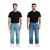 stílusos férfi Farmer in a görkorcsolyás fit stílus, farmer Nadrág  a zipper, BR-11000, sötét kék vagy világos kék Méret: W31_L32
