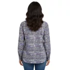BOYSEN''S női V-nyak blúz-Ing, hosszú-Sleeved Summer tunika, 81925947, Multicolored Méret: 36