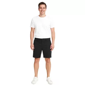   !tömör Joe férfi alkalmi bermuda rövidnadrág Chino Sort Rövidnadrág, pamut Sort Rövidnadrág, 21108170 194008 fekete Méret: M