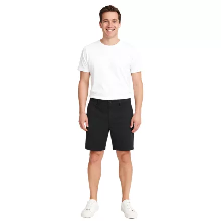 !tömör Joe férfi alkalmi bermuda rövidnadrág Chino Sort Rövidnadrág, pamut Sort Rövidnadrág, 21108170 194008 fekete Méret: M