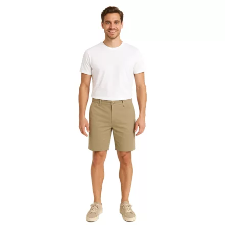 !tömör Joe férfi alkalmi bermuda rövidnadrág Chino nadrág pamut Sort Rövidnadrág 21108170 170630 bézs Méret: XL