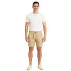 BLEND férfi pamut Sort Rövidnadrág, nadrág bermuda rövidnadrág Sort Rövidnadrág  Turn-Up Hem és Elastic Waistband, 20716624 161104 bézs Méret: L