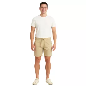   BLEND férfi pamut Sort Rövidnadrág, nadrág bermuda rövidnadrág Sort Rövidnadrág  Turn-Up Hem és Elastic Waistband, 20716624 161104 bézs Méret: L