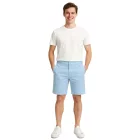 alkalmi FRIDAY Peterson férfi alkalmi bermuda rövidnadrág Chino nadrág  Linen pamut Sort Rövidnadrág, 20504682 154030 kék Méret: M