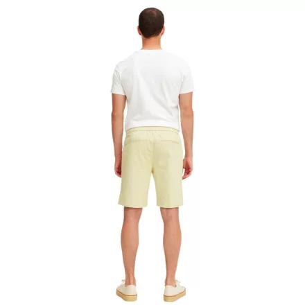 alkalmi FRIDAY Sigge férfi alkalmi bermuda rövidnadrág Chino nadrág  Elastic Waistband, pamut Sort Rövidnadrág, 20505130 131008 bézs Méret: S