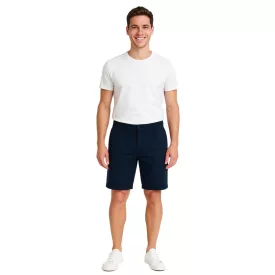   !tömör Joe férfi alkalmi bermuda rövidnadrág Chino nadrág pamut Sort Rövidnadrág 21108170 194010 sötét kék Méret: M