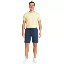   BLEND férfi pamut bermuda rövidnadrág Sort Rövidnadrág  Turn-Up Hem és Elastic Waistband 20716624 194024 kék Méret: M