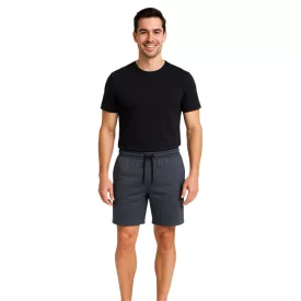   11 PROJECT Palamo férfi Sweat-bermuda rövidnadrág Sort Rövidnadrág, Chino-stílus, 20716141 1940131, sötét szürke Melange Méret: M