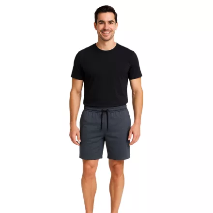 11 PROJECT Palamo férfi Sweat-bermuda rövidnadrág Sort Rövidnadrág, Chino-stílus, 20716141 1940131, sötét szürke Melange Méret: XL