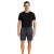 11 PROJECT Palamo férfi Sweat-bermuda rövidnadrág Sort Rövidnadrág, Chino-stílus, 20716141 1940131, sötét szürke Melange Méret: XL