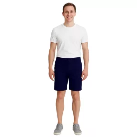   alkalmi FRIDAY Peterson férfi alkalmi bermuda rövidnadrág Chino nadrág  Linen pamut Sort Rövidnadrág 20504682 194013 sötét kék Méret: XL