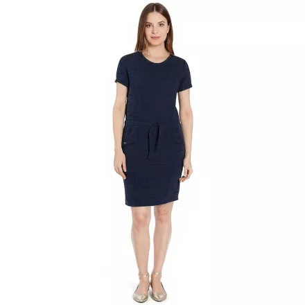 POLARINO női Summer ruha, Mini ruha, stílusos Ing ruha, Vacation ruha, 24164953, sötét kék Méret: 36