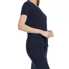 POLARINO női Summer ruha, Mini ruha, stílusos Ing ruha, Vacation ruha, 24164953, sötét kék Méret: 36