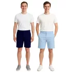 alkalmi FRIDAY Peterson férfi alkalmi bermuda rövidnadrág Chino nadrág  Linen pamut Sort Rövidnadrág 20504682 in sötét kék vagy világos kék Méret: M