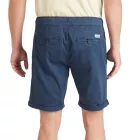 BLEND férfi pamut bermuda rövidnadrág Sort Rövidnadrág  Turn-Up Hem és Elastic Waistband 20716624 in kék vagy bézs Méret: M