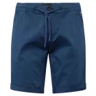 BLEND férfi pamut bermuda rövidnadrág Sort Rövidnadrág  Turn-Up Hem és Elastic Waistband 20716624 in kék vagy bézs Méret: M