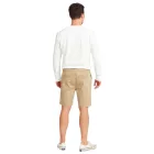 BLEND férfi pamut bermuda rövidnadrág Sort Rövidnadrág  Turn-Up Hem és Elastic Waistband 20716624 in kék vagy bézs Méret: M