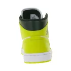 NIKE Air Jordan 1 Mid női ódi bőr edzőcipő edző cipő Mid-Top edzőcipő edző cipő BQ6472-170 fehér/sárga/fekete Méret: 39