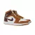 NIKE Air Jordan 1 Mid női ódi bőr edzőcipő edző cipő Mid-Top edzőcipő edző cipő BQ6472-200 fehér/piros/barna Méret: 39