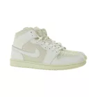 NIKE Air Jordan 1 Mid női ódi bőr edzőcipő edző cipő Mid-Top edzőcipő edző cipő BQ6472-201 fehér/világos barna/bézs Méret: 38