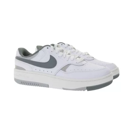NIKE Gamma Force női edzőcipő edző cipő  texturált Overlays, ódi bőr Cipő DX9176 109 fehér/szürke Méret: 36_1_2