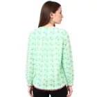 ZWILLINGSHERZ Polka Dot női Summer blúz tunika Ing  Polka Dots 33215-69 zöld/fehér/rózsaszín Méret: L
